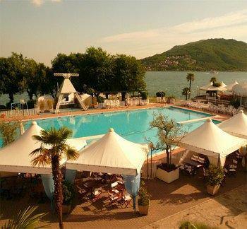 Beach Hotel Eurovil Predore Dış mekan fotoğraf